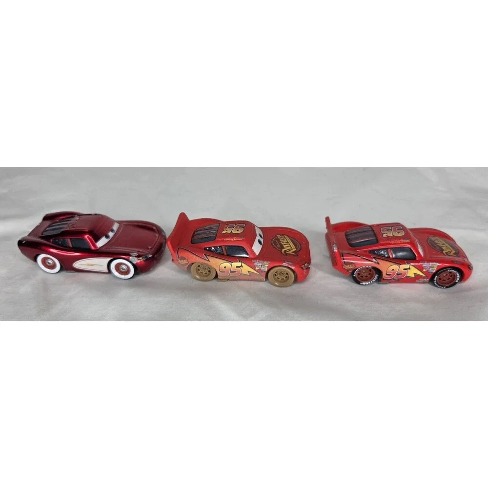 Disney Pixar Cars Diecast Lot of 12 Mattel Metal Vehicles McQueen Bruce Miller